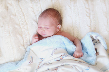 Personalized Minky Baby Deluxe Blankets
