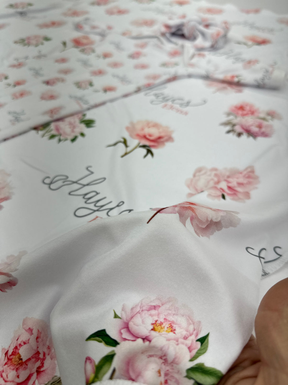 Pretty Peony Stretchy Swaddle