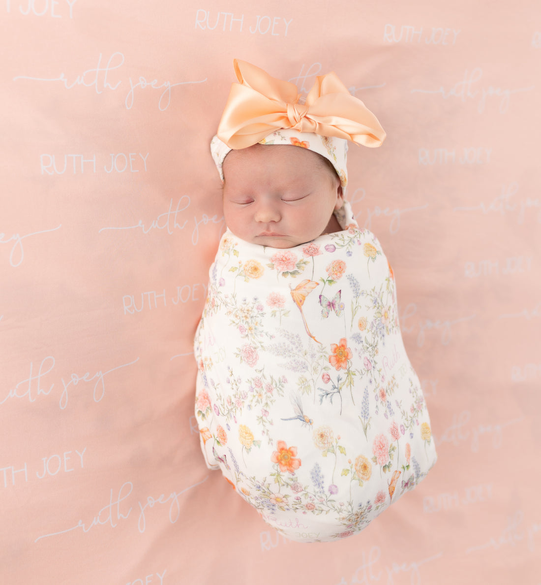 Bailey Spring Floral Swaddle - Personalized Baby Gift