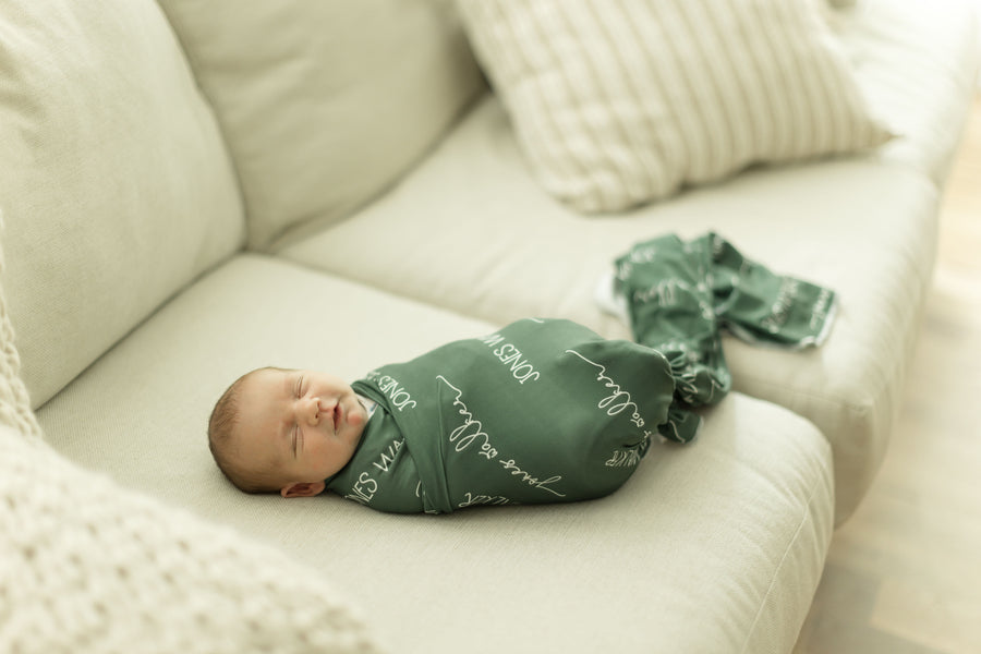 Camden Stretchy Swaddle Olive