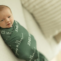 Camden Stretchy Swaddle Olive