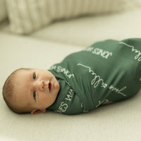 Camden Stretchy Swaddle Olive