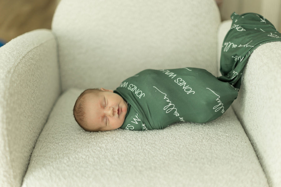 Camden Stretchy Swaddle Olive