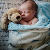 Personalized Minky Baby Deluxe Blankets