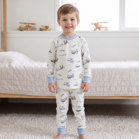 Airplane Pajamas Custom Made With Name Little Boy PJ's