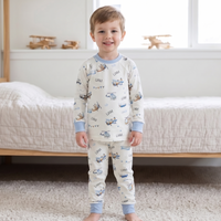 Airplane Pajamas Custom Made With Name Little Boy PJ's