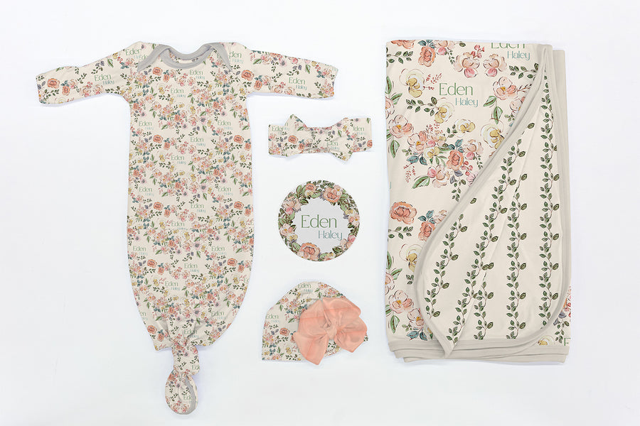 Garden of Eden Baby Girl Take Me Home Set