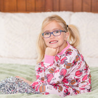 Cheerleader Print Personalized Pajamas for Girls, Fun & Comfy Outfit