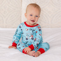 Golf Kid Personalized Pajamas for Boys - Golfing Theme PJs, Soft Knit Outfit