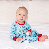 Golf Kid Personalized Pajamas for Boys - Golfing Theme PJs, Soft Knit Outfit