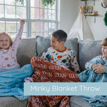 Minky Toddler Blanket – Personalized Double Sided Blanket With Cozy Plush Fabric