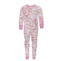 Pink Nurse Pajamas - Personalized Kids Sleepwear With Custom Name Print