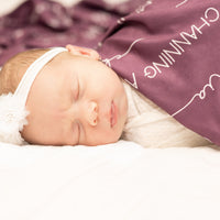 Camden Plum Perfect Stretchy Swaddle