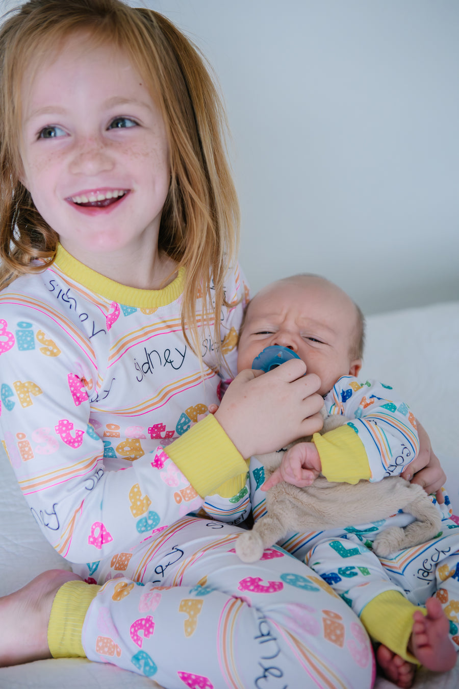 Sibling Set Pajamas – Personalized Kids Matching Pajamas With Soft Stretchy Fabric
