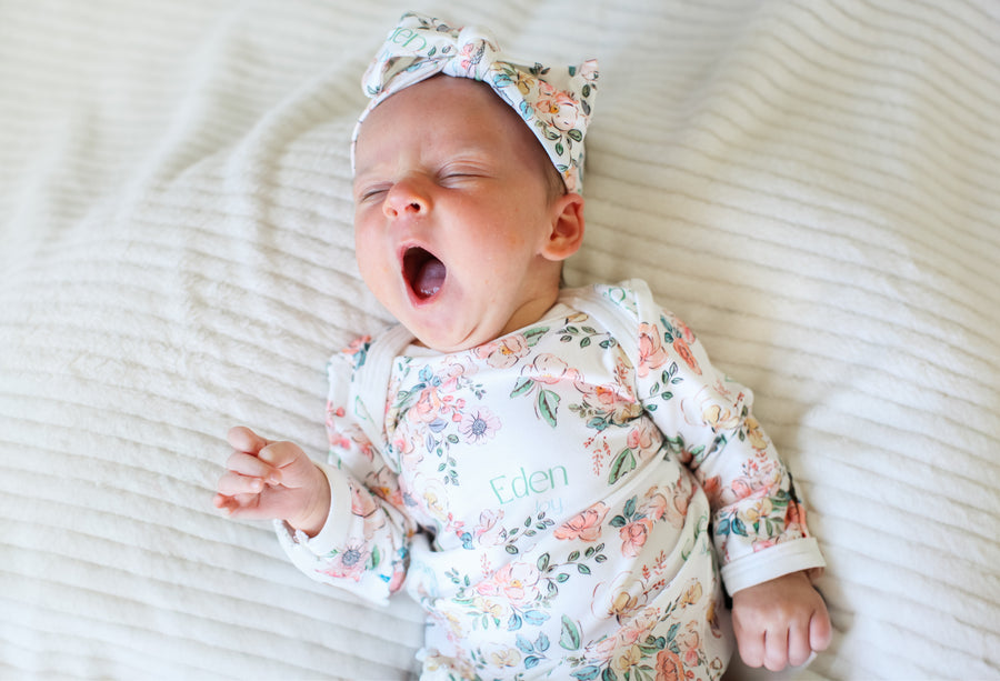 Garden of Eden Baby Girl Gown