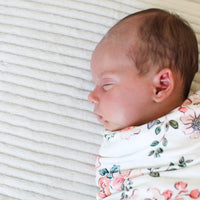 Garden of Eden Baby Girl Personalized Swaddle Blanket