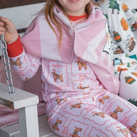 Holiday Golden Retrievers Personalized Pajamas