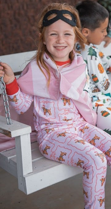 Holiday Golden Retrievers Personalized Pajamas