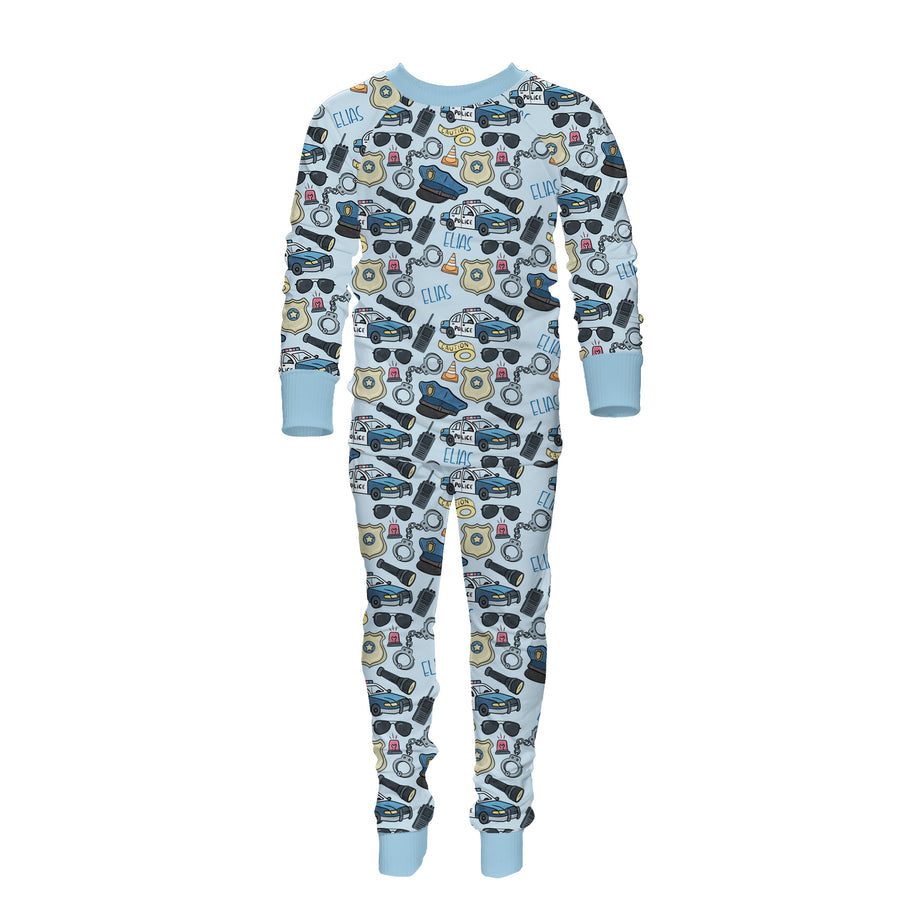 Police Personalized Boys Pajamas
