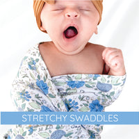 Stretchy Swaddle Blanket - Soft Baby Wrap With Custom Prints | Easy Swaddling Blanket