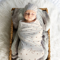 X Marks the Spot Stretchy Swaddle (Multiple Color Options)