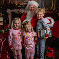 Skateboarding Santa Personalized Christmas Pajamas