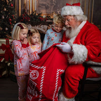 Christmas Bows Girls Holiday Pajamas, Sizes 3m-14