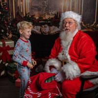 Skateboarding Santa Personalized Christmas Pajamas