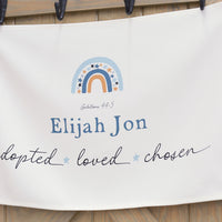 Personalized Adoption Hanging Banner for Kids (boy and girl options)