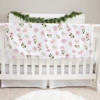 Abigail Floral Baby Deluxe Blanket