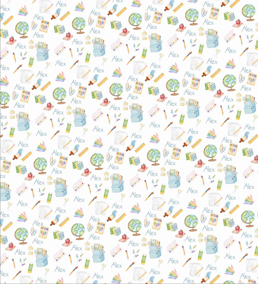 Back To School Print Pajamas For Boys Or Girls