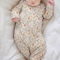 Bailey Spring Baby Gown Personalized Floral Print