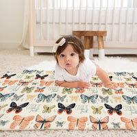 Maureen Butterflies Baby Deluxe Blanket
