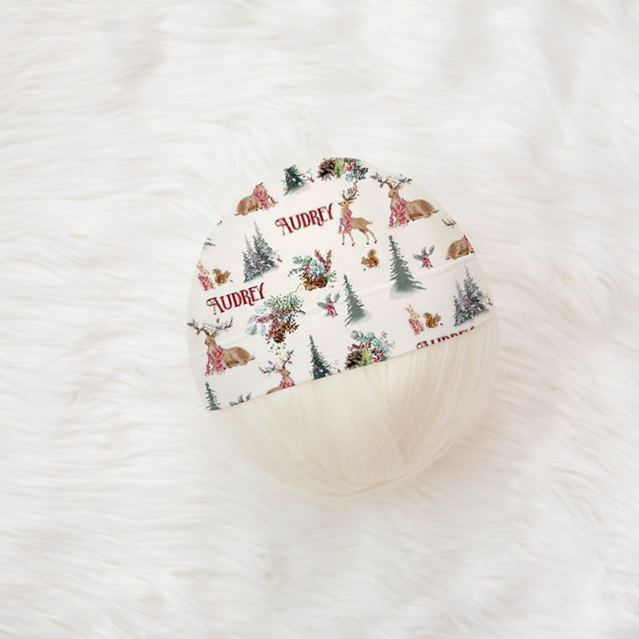 Christmas in the Forest Knotted Baby Gown