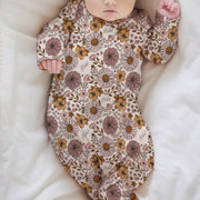 Courtney Floral Knotted Baby Gown