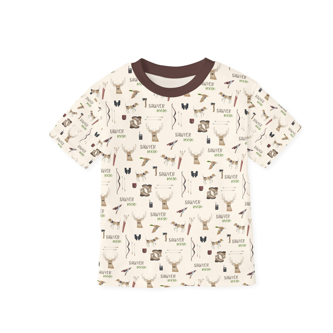 Deer Hunter Pajamas - Short or Long Sleeve (3 months to kids 14)