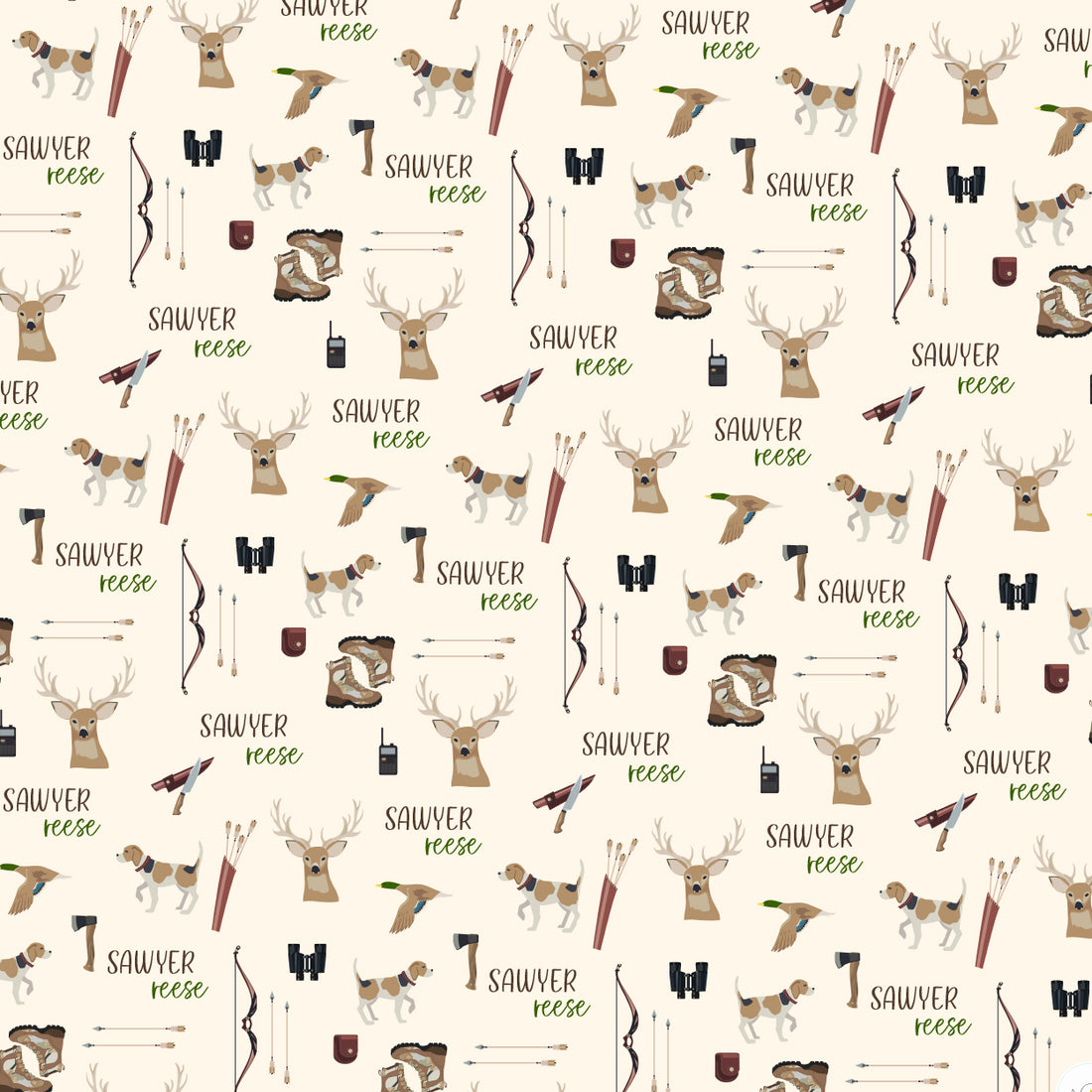 Deer Hunter Bassinet Sheet