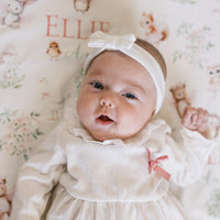 Personalized Baby Blanket – Woodland Animal Blanket with Satin Trim Edge, Pink Keepsake