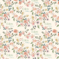 Garden of Eden Floral Bassinet Sheet