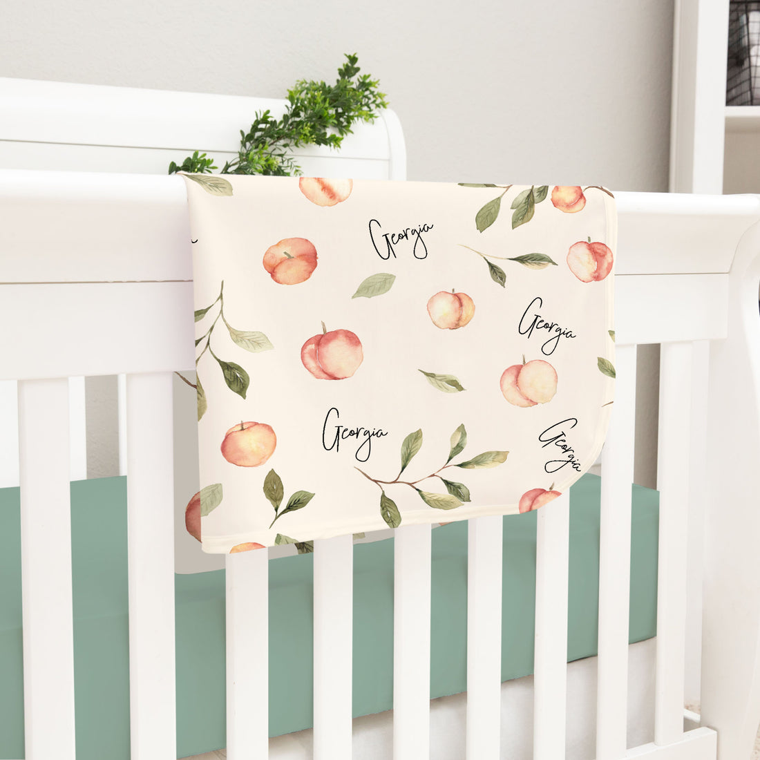 Georgia Peach Keepsake Blankie
