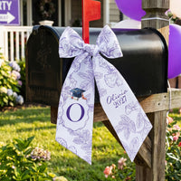 Personalized Graduation Wreath Sash Bow – Custom School Colors Class of 2026