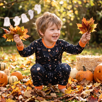 Halloween Pajamas Girls - Personalized Pumpkin Print PJs With Pink Bows (Copy)