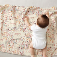 Personalized Minky Baby Deluxe Blankets