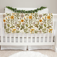 Harvest Floral Minky Baby Deluxe Blanket