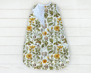 Harvest Floral Sleep Sack, Personalized, Fall Baby Gift