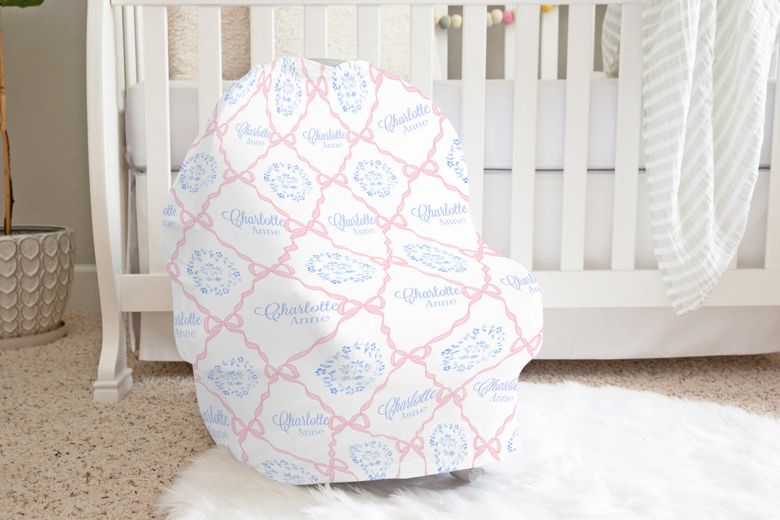 Heirloom Bows Car Seat & Nursing Cover