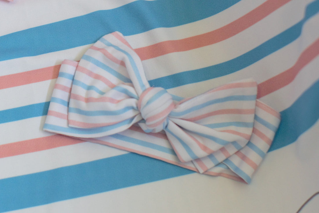 Tied Personalized Headband For Baby Girl
