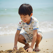 Beach Bum Pajamas  - Short or Long Sleeve (3 months to kids 14)