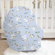 Mallard Ducks Knit Car Seat Cover for Baby