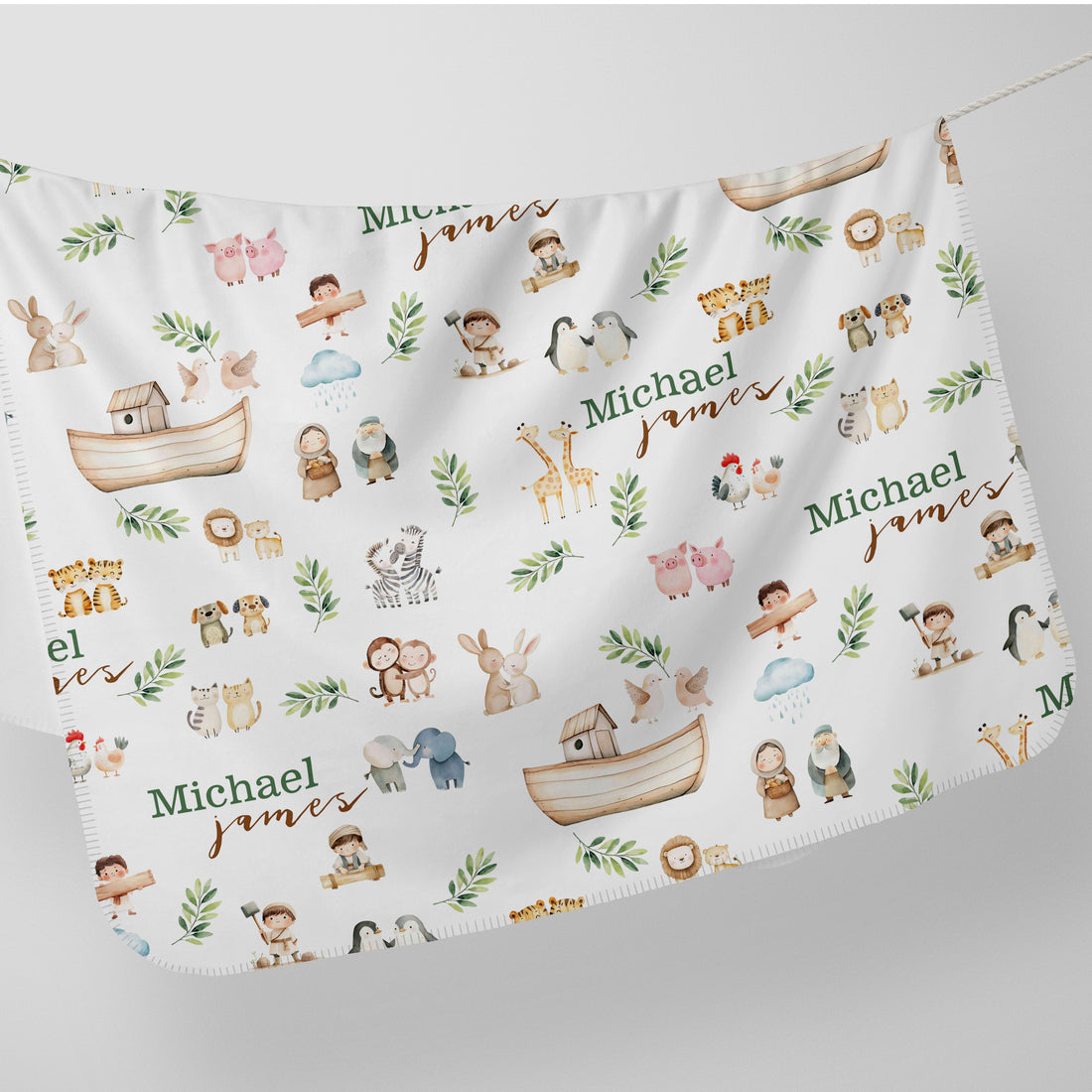Noah’s Ark "Take Me Home" Set – Personalized Newborn Set